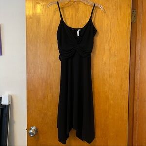 Charlotte Russe Chic Asymmetrical Black Dress Size S